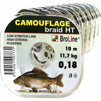 Pletenka Broline Camouflage 10m - 15,5kg - 0,22mm