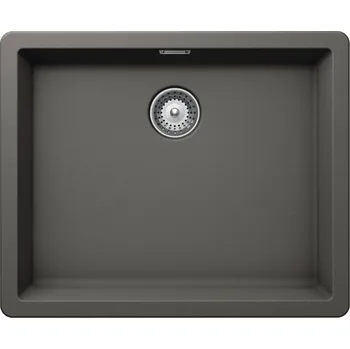 Granitový dřez Kuchyňský dřez Schock Greenwich N-100L Silverstone, spodní montáž GREN100LUSIL