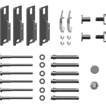 Radiátor Kermi Sada stěnových konzilí (krátkých) pro desková otopná tělesa Verteo, bílá ZB02680001 free_store_pickup