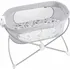 Dětská postýlka Fisher Price Skládací postýlka Soothing View šedá/bílá