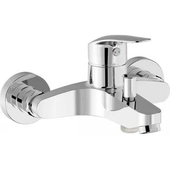 Vodovodní baterie Tres BASE-TRES PLUS Jednopáková baterie pro vanu-sprchu, chrom, 21627010