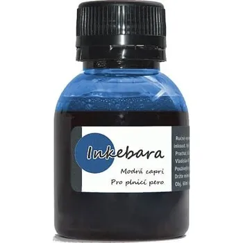 Inkebara Modrý capri lahvičkový inkoust