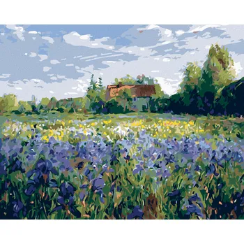 Zuty Malování podle čísel 40 x 50 cm dům na venkově