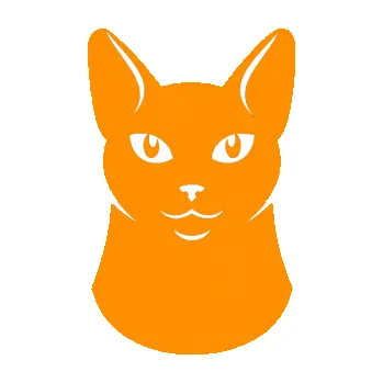 Samolepící dekorace Kočka 005 pravá (06 - oranžová) SAMOLEPKA NA AUTO, NÁLEPKA, FÓLIE, POLEP, TUNING, VLASTNÍ TEXT, TISK, AUTOSAMOLEPKY.cz, POLEPY, OBRÁZEK, LOGO, 3D STICKERS