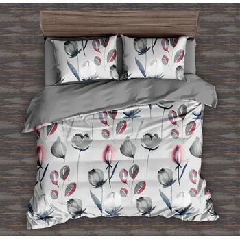 Povlečení Numberoplus Francouzské bavlněné povlečení - Vlčí mák