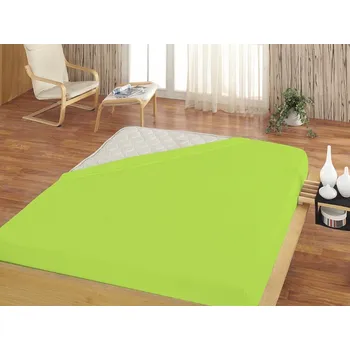 Prostěradlo Prostěradlo jersey MATĚJOVSKÝ 70/140 cm barva: zelinkavé