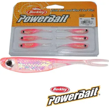 Umělá nástraha Smáček Berkley Power Bait Drop Shot Minnow 6ks 2" (5cm) - Pink