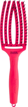 Olivia Garden Fingerbrush ThinkPink Combo Medium Neon Pink