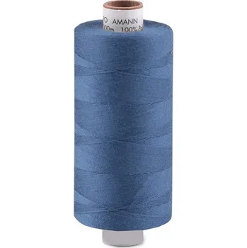 Nit Polyesterové nitě Aspo návin 1000 m Amann - 1316 modrá jeans