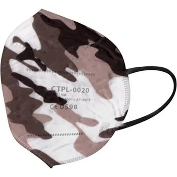 respirátor Imobily Media Sanex SL9947 FFP2 maskáčový 1 ks