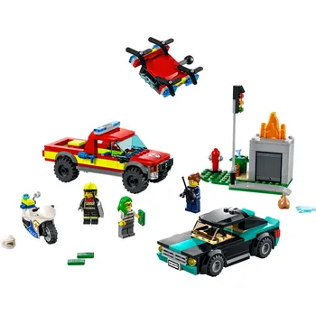 LEGO City 60319 Hasiči a policejní honička
