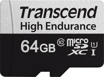 Paměťová karta Transcend MicroSDXC High Endurance 64 GB Class 10 (TS64GUSD350V)