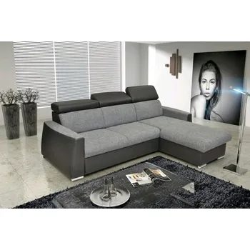 Sedací souprava Meblosoft Lumio M00805 L/P šedá/černá