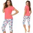 Dámské pyžamo Donna Mila korálové 2XL