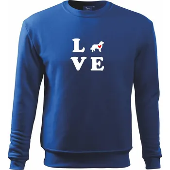 Pánská mikina Bernský salašnický pes love - Mikina Essential pánská - 2XL ( Královská modrá )