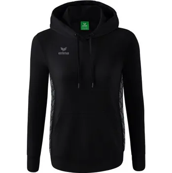 Dámská mikina Erima ERIMA ESSENTIAL TEAM MIKINA S KAPUCÍ - DÁMSKÁ - Černá/Šedá - 42