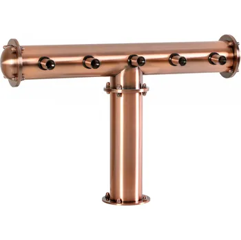 Výčepní technika Varia-Plus Výčepní stojan T5 měděný bez kohoutů bez medailonů standard dochlazení