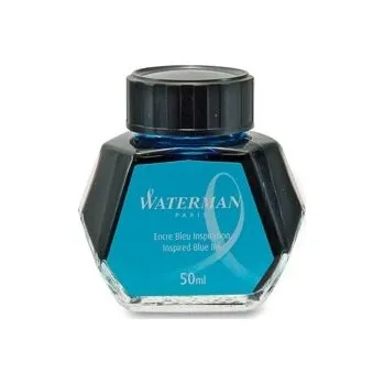 Lahvičkový inkoust Waterman světle modrý,rychlé dodání