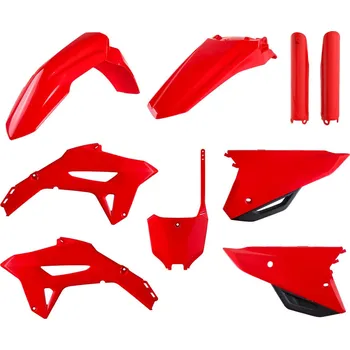 Sada plastů POLISPORT pro HONDA CRF 450 R 2021-2022 červená/černá (Kompletní body kit plastů na motocykl )