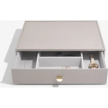 Šperkovnice Box se šuplíkem na šperky Stackers Taupe Supersize Accessory Drawer | šedobéžová 75814