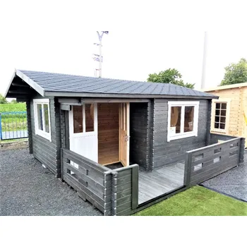 Zahradní domek Zahradní chatka Sotra GLORIA 5X5 22,6 m2, přírodní borovice/smrk