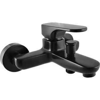 Vodovodní baterie Slezák - RAV CZ YUKON Vodovodní baterie vanová černá matná YU154.5CMAT Jedinečná elegance oblých tvarů a přímých linií