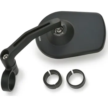 Zrcátko pro motocykl Univerzální zpětné zrcátko motocyklu do konců řidítek DAYTONA D-MIRROR 5 - 1 kus (homologované, černá barva )