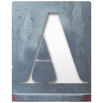 Šablona - Verzálka - Abeceda 200mm