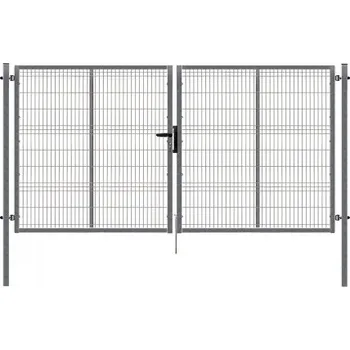 Plot PILECKÝ Dvoukřídlá zahradní brána PILOFOR pozinkovaná 4118 x 1545 mm FAB