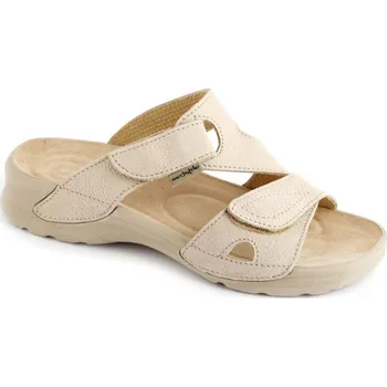 Dámská zdravotní obuv MEDISTYLE KIVI 2K-T12 pantofel béžový, béžová - 41
