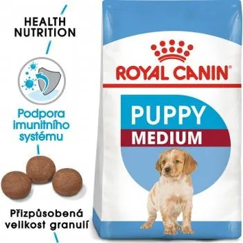 Krmivo pro psa Royal Canin Medium Puppy granule pro střední štěňata 4kg