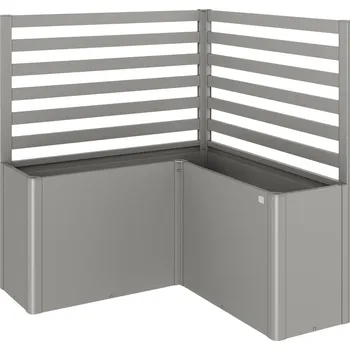 Stojan na květiny Biohort Mříž pro tvar L150 - šedý křemen metalíza (příslušenství Biohort Belvedere)