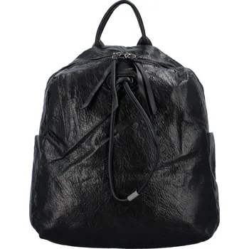 Městský batoh Stylový koženkový batoh Goraz, černý