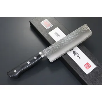 Kuchyňský nůž Kanetsune Hammered Nakiri VG-1, 165 mm