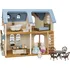 domeček pro figurky Sylvanian Families 5609 set dům s modrou střechou