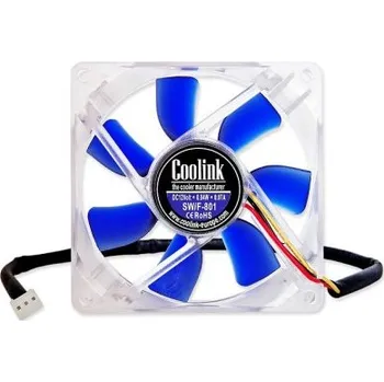 PC ventilátor COOLINK SWiF-803 Retail Blue Fan
