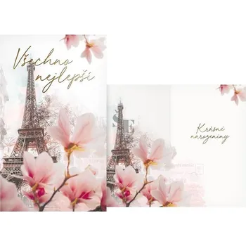 Blahopřání srdečné M11-519T s textem T 2059, MFP paper