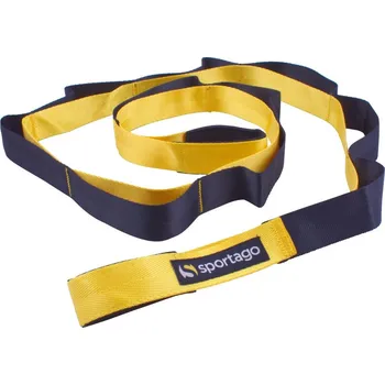 Strečinkový popruh Sportago Yoga Stretch - žlutá