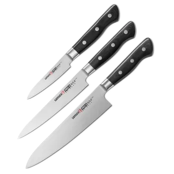 Kuchyňský nůž Samura třídílná sada nožů PRO-S