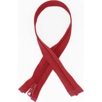 Zip YKK Zip spirálový dělitelný 55cm červená