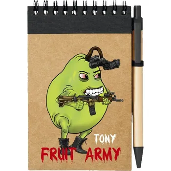 Sešit Poznámkový blok Tony - Fruit army