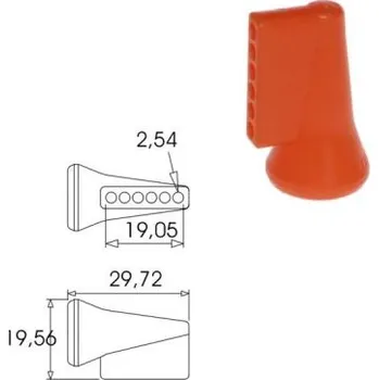 Sada nářadí LOC-LINE 49442.1 - Tryska 1/4", kloubová, 90° pr. 6,35mm, plochá