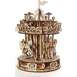 Ugears 3D dřevěné mechanické puzzle Kolotoč