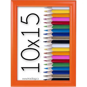 Rám na obraz Tradag Rámeček Polaris oranžový 10x15