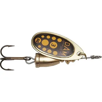 Umělá nástraha Dam Effzett rotační třpytka Executor Spinner - Blacky Velikost: 3, váha 6g