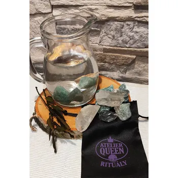 Duchovní literatura Drahokamová sada Péče o pokožku - Aventurín, Křišťál