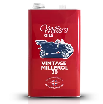 Auto-moto Vintage Millerol 30 79055 jednorozsahový olej bez čistidel a rozpouštěděl pro motory a převodovky 5 l