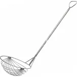 Podběrák na maso nerez velký 30cm drátěný - zesílená verze CZ
