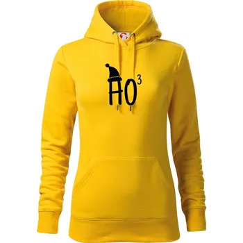 Dámská mikina Ho3 - Mikina dámská Cape s kapucí - XL ( Žlutá )