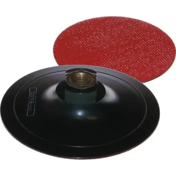 Brusný kotouč Talíř podložný pr. 115mm na úhlovou brusku, suchý zip, podklad tuhý, upínací závit M14